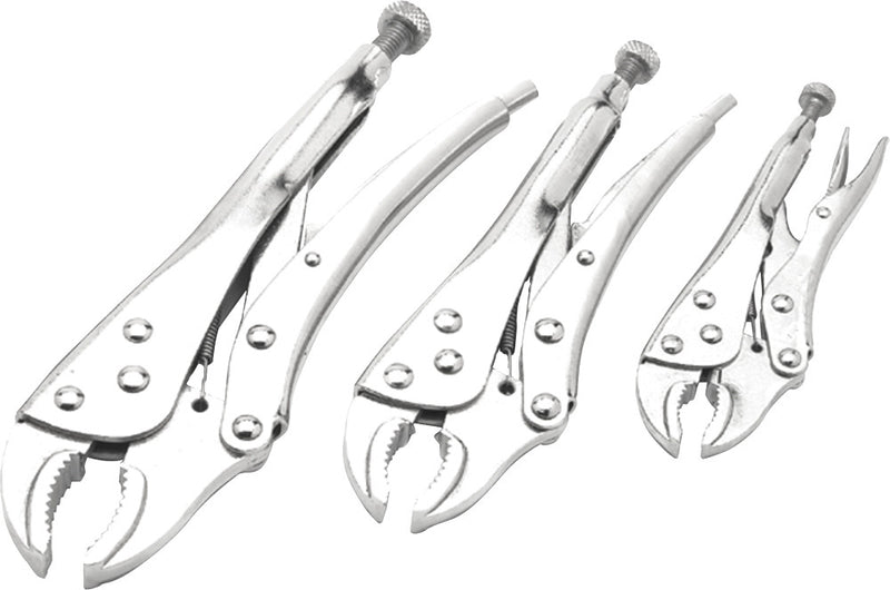 Performance Tool 117-1027 W1107DB 3 PC LOCKING PLIER SET
