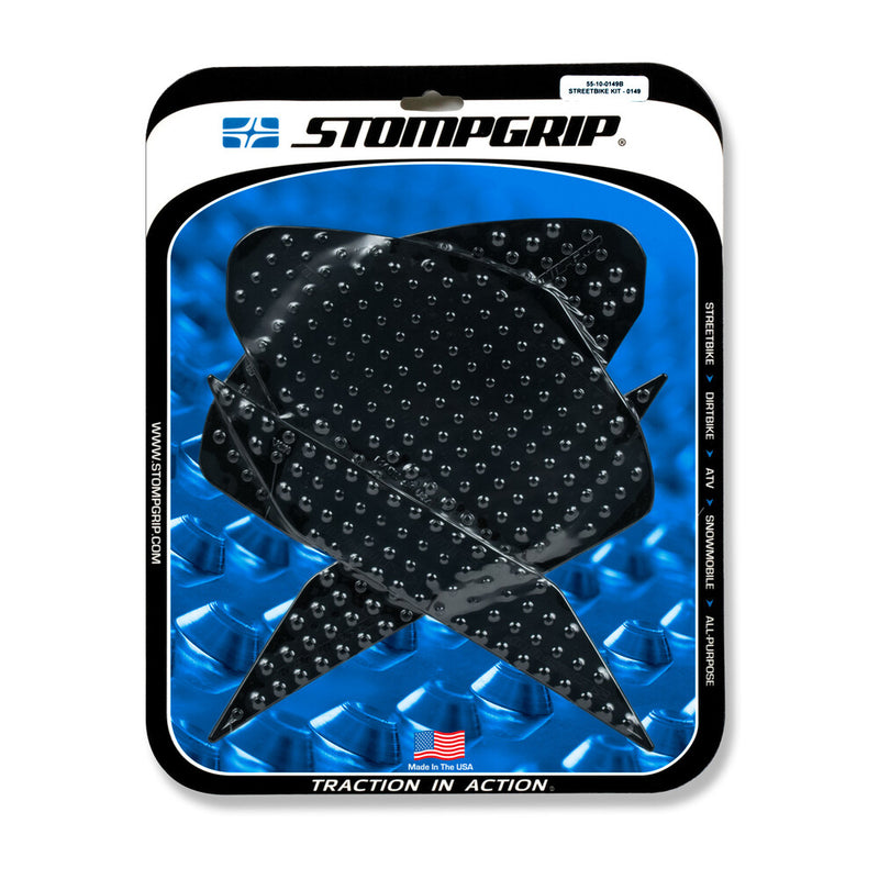 Stompgrip Tank PAD Kit Volcano Black - 55-10-0149B Kawasaki Ninja 2018-2023