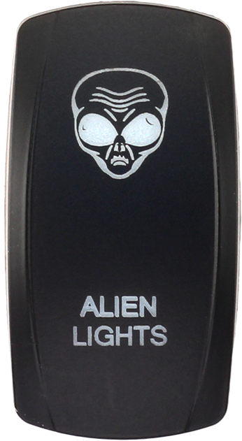 Xtc Power Products Dash Switch Rocker Face Alien Lights - SW00-00139043