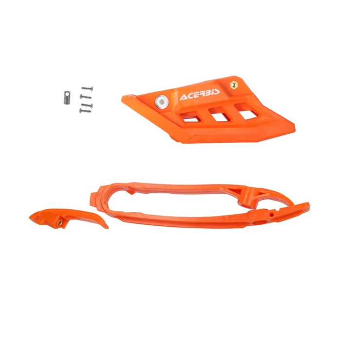 Acerbis 2984795226 23+ KTM Sx/sxf/xc/xcf/exc-f/xc-w/xcf-w/ Husq/2024 Gasgas Chain Guide/slider Kit - Orange - Photo - Primary
