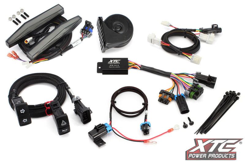 Xtc Power Products Auto Turn Signal Kit W Horn AND Front DRL Lights CAN - ATS-KAW-RIDG-DRL Kawasaki ATV/UTV Models 2024-2025