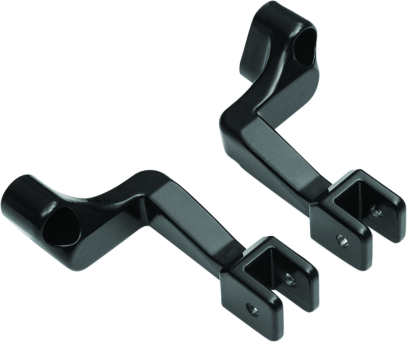 Kuryakyn 5830 Passenger Peg Mounts Indian Models Gloss Black - Photo - Primary