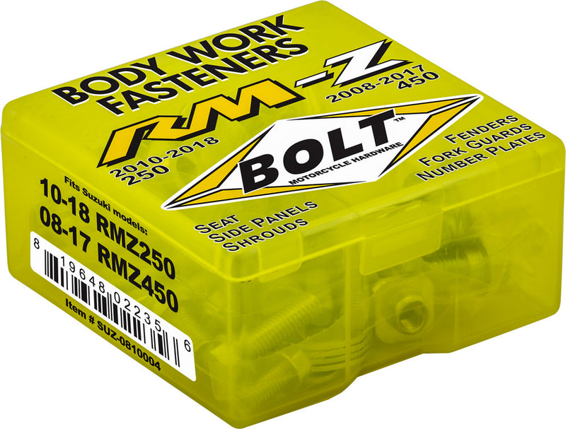 Bolt Full Plastic Fastener Kit - SUZ-0810004 Suzuki RMZ 450 / RMZ 250 2008-2018