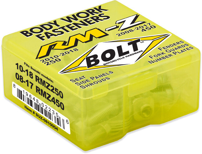 Bolt Full Plastic Fastener Kit - SUZ-0810004 Suzuki RMZ 450 / RMZ 250 2008-2018