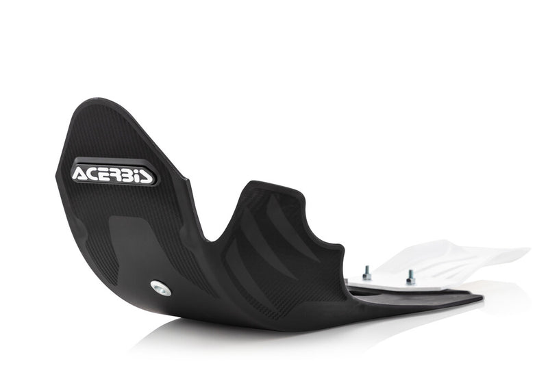 Acerbis Skid Plate Black White - 2734920001 Kawasaki Dirt Bikes 2019-2024