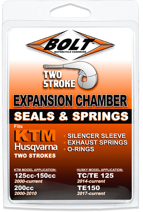 Bolt 2-Stroke O-Ring Spring AND Coupler Kit - EU.EX.105-150CC For KTM Dirt Bikes 2000-2026 | Husqvarna Dirt Bikes 2014-2026