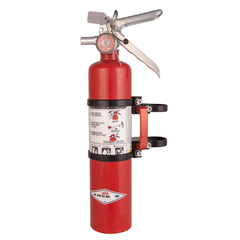 Axia 12-9216 MODFMAR-BK QUICK RELEASE MOUNT BLACK W/2.5 LB. RED EXTINGUISHER