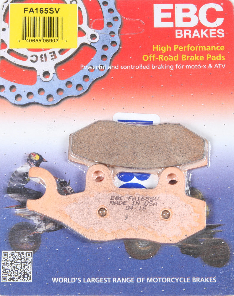 EBC Brake Pads - FA165SV For Bennche Bighorn / Spire / Cowboy 2013-2016 | Can-Am Commander 2011-2015 | Suzuki ATVs 1998-2002