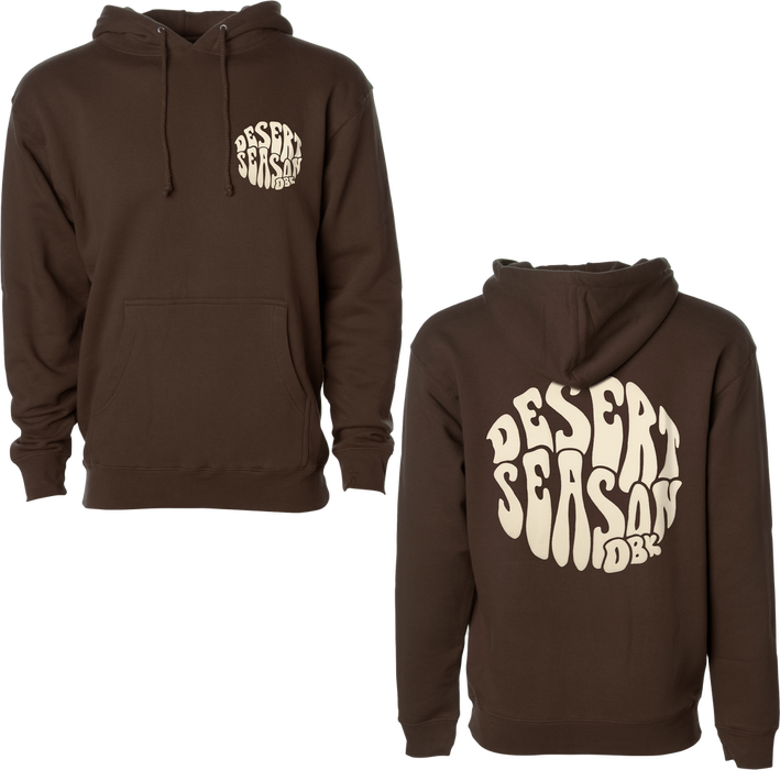 Dbk 325-00042M AH-DESERTSSN-BRN-M DESERT SEASON HOODIE BROWN MD