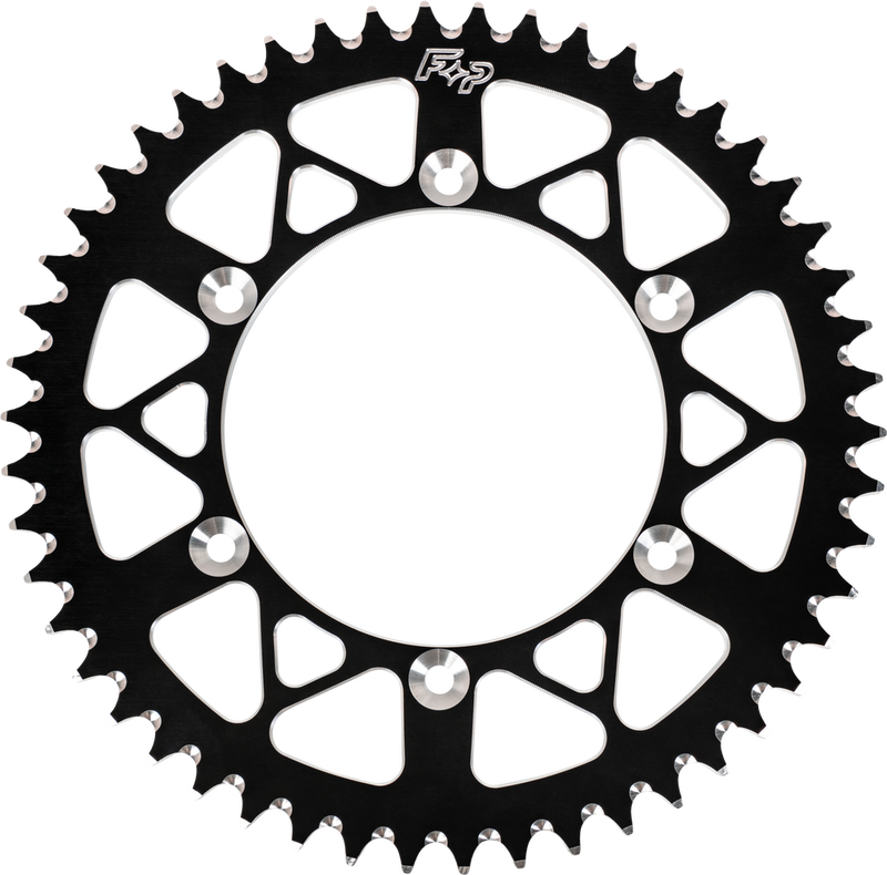 Fire Power Rear Sprocket Aluminum 49T-520 Black - 316-49 BLK For KTM Dirt Bikes 1991-2023 | Husqvarna Dirt Bikes 2014-2023