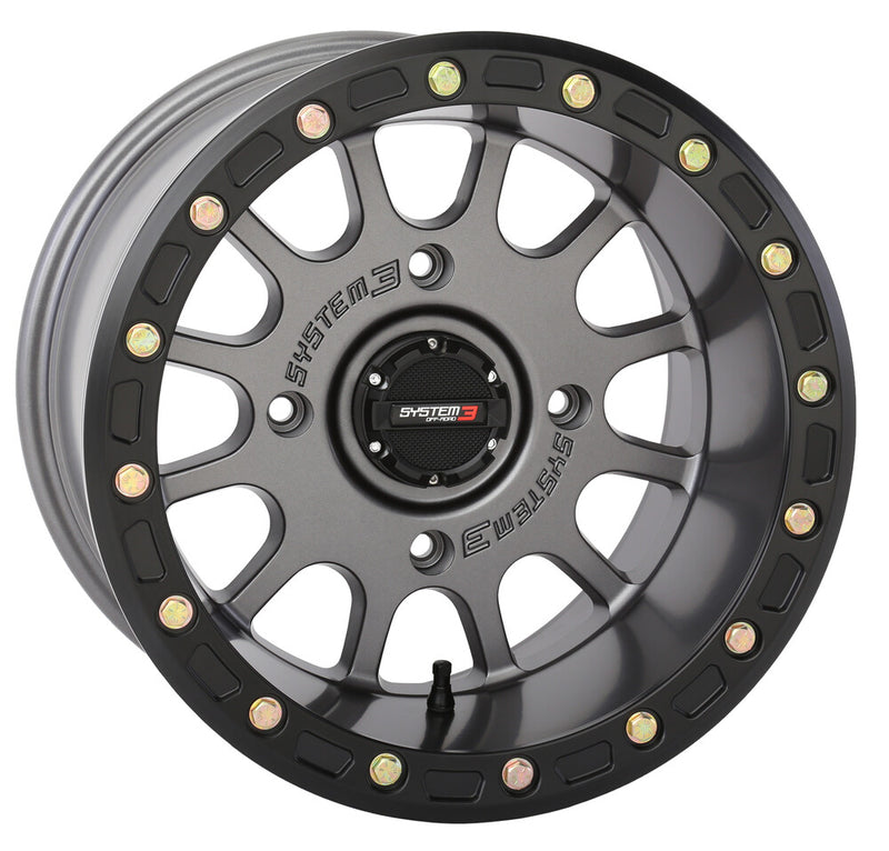 System 3 SB5 BL Wheel 15X10 5+5 (-5MM) 4/137 Matte Gunmetal Grey - 15S3-56371 Bombardier Outlander 2003-2006