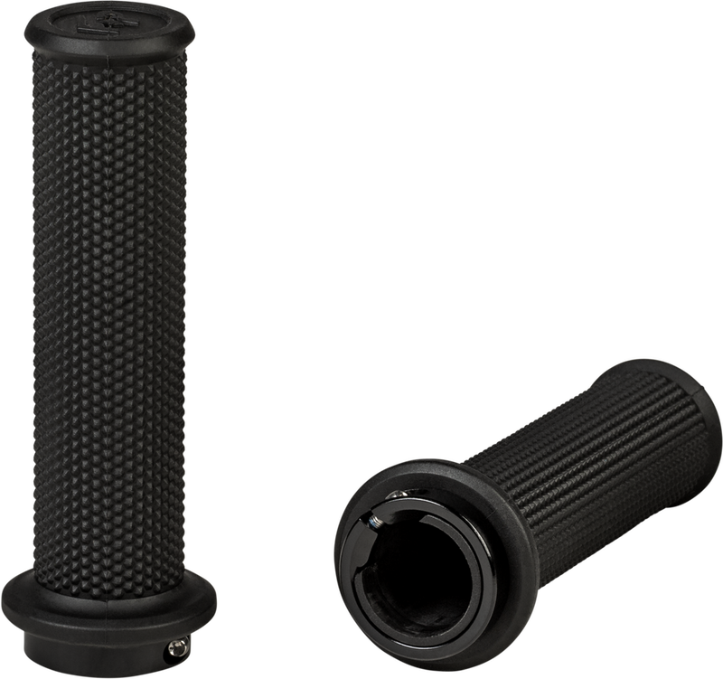 Fire Power 24-0209 24-0209 CONTROL ATV LOCK-ON GRIPS BLACK NO WAFFLE