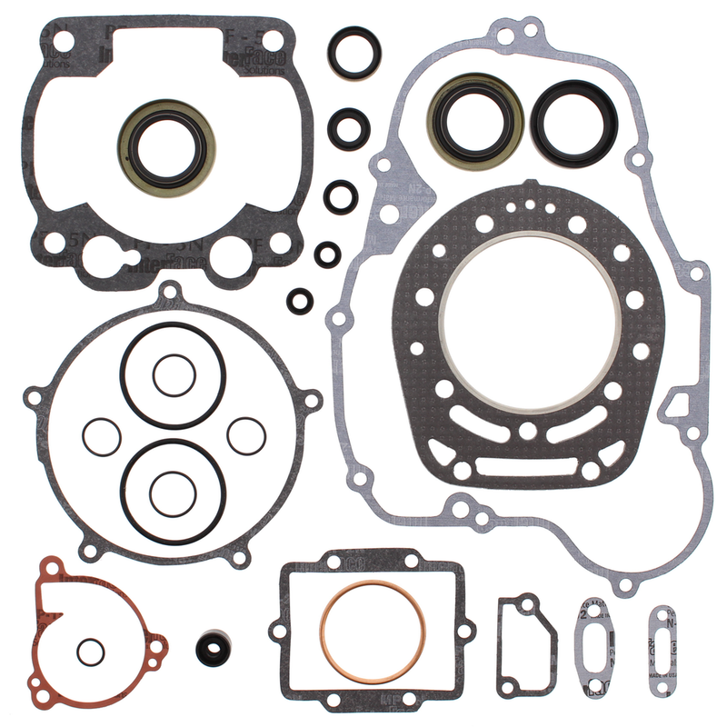 Vertex Complete Gasket SET With OIL Seals - 811470 Kawasaki KX 500 1989-2004
