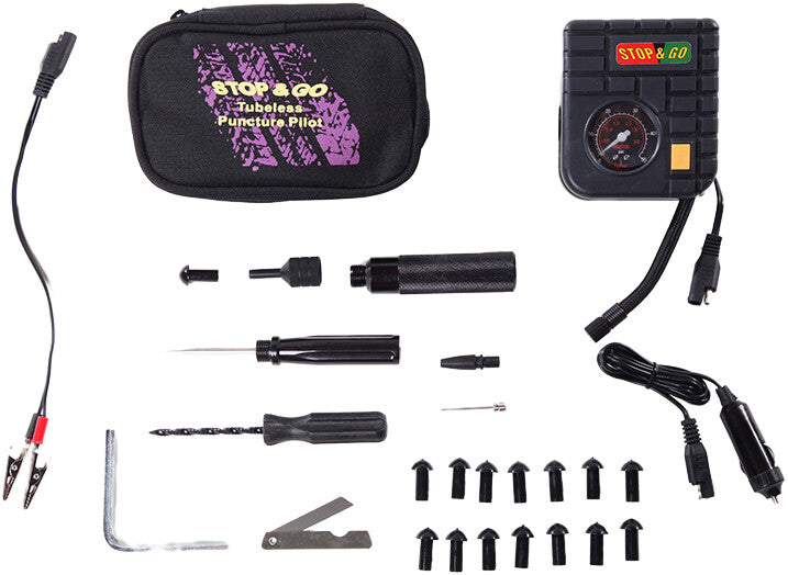 Stop & Go Tubeless Puncture Pilot Kit - 6000
