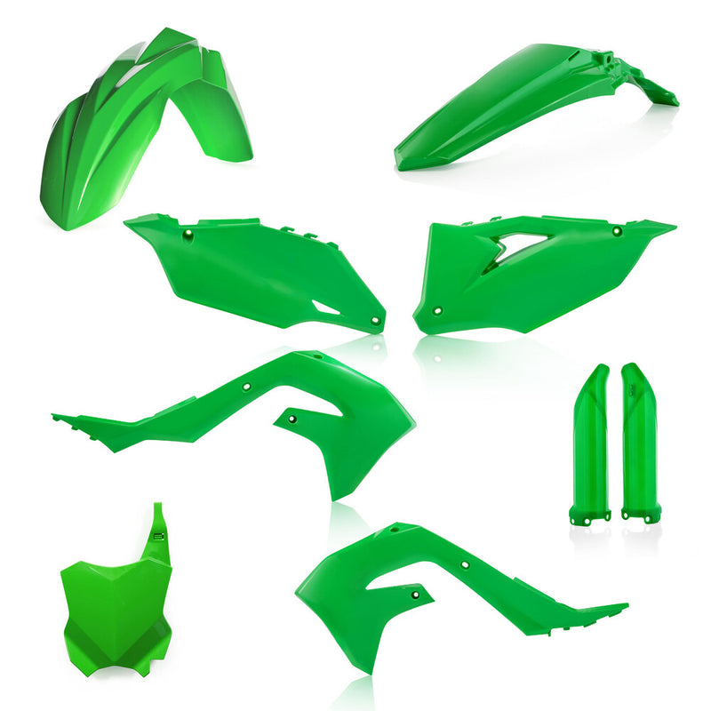 Acerbis Full Plastic Kit Green - 2736290006 Kawasaki Dirt Bikes 2019-2024