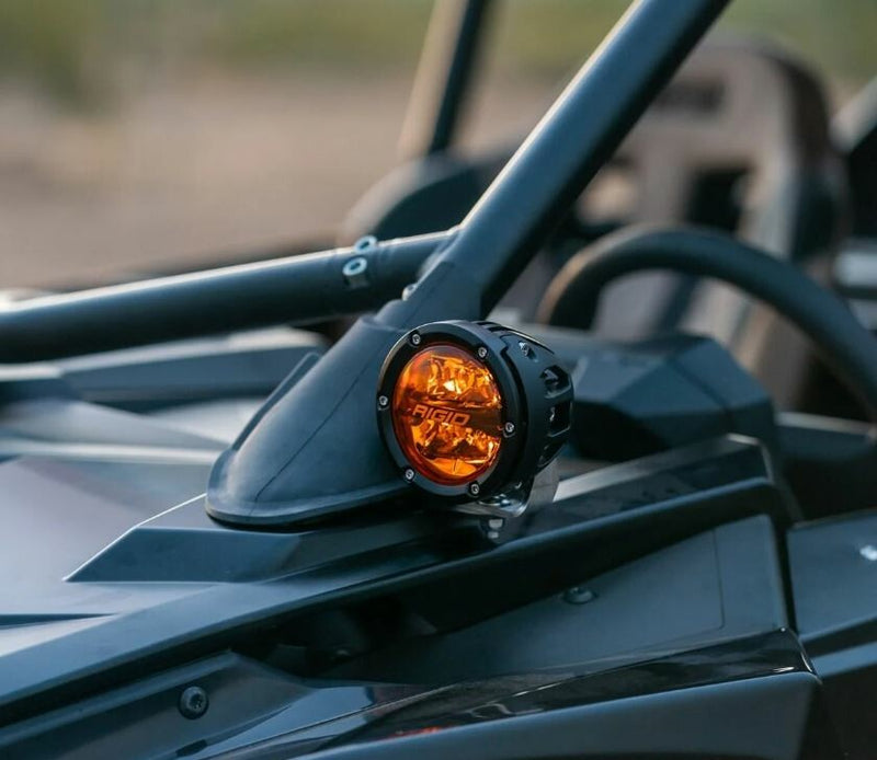 Rigid Industries Razor 360 Series Amber PRO A-Pillar Light Kit - 41652 Polaris RZR 2022-2023