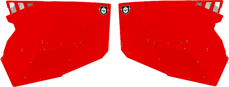 Pro Armor Stealth Door Skins RED POL - P141228RRD-293 Polaris RZR 2014-2021