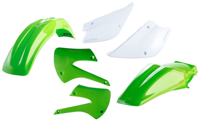Acerbis Plastic Kit Green - 2041090206 Kawasaki KX 100 / KX 85 2001-2013