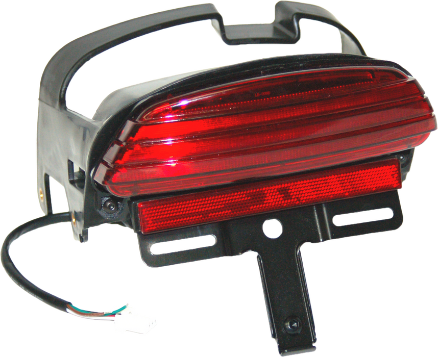 Letric Lighting Co 850-09560 LLC-STTL-RS SOFTAIL LED TAILIGHT RED LENSE