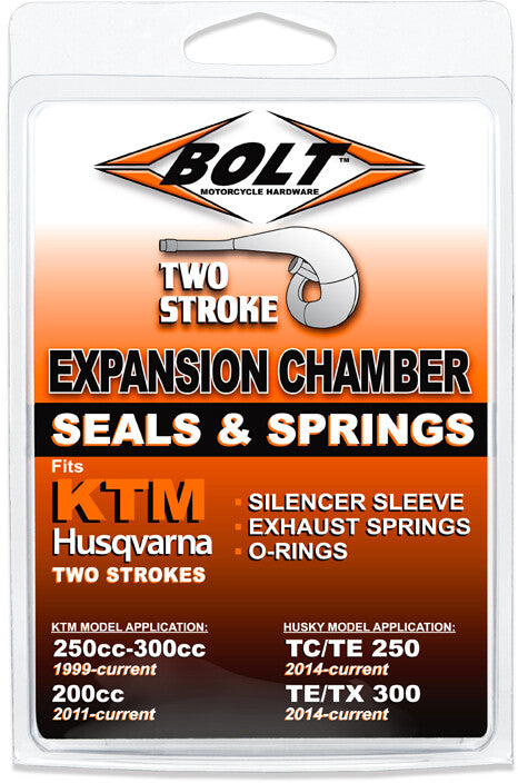 Bolt 2-Stroke O-Ring Spring AND Coupler Kit - EU.EX.200-300CC KTM Dirt Bikes 1999-2024