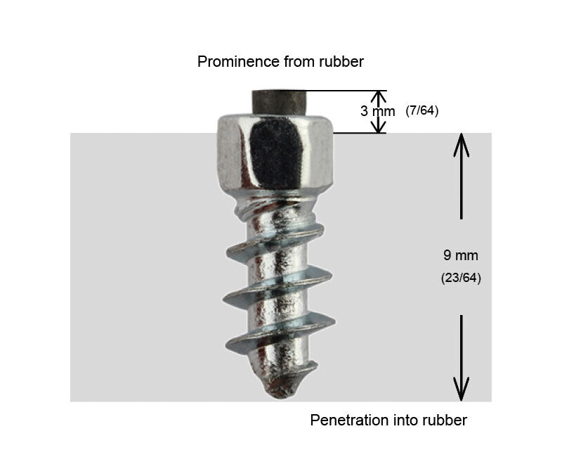 Igrip ST-11100 ST-11100 11MM STANDARD SCREW STUDS QTY 100