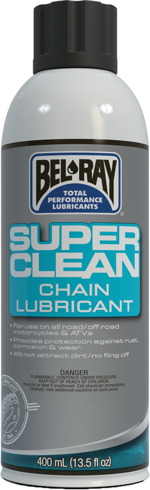 Bel-ray 840-0212 99470-A400W SUPER CLEAN CHAIN LUBE 400ML