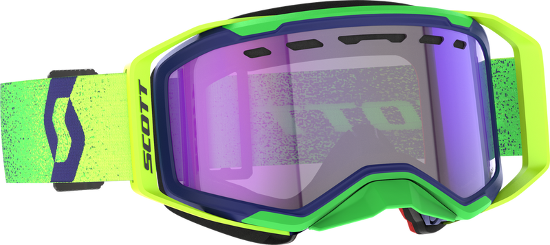 Scott 51-5653 421502-7914307 PROSPECT 2.0 SMB LS GOGGLE MDNT PRP/SFTY YLW LS BLUE CHRM