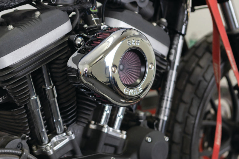 S&S Cycle 170-0725A 2007+ XL Models Stealth Air Stinger W/ Chrome Teardrop - User 1