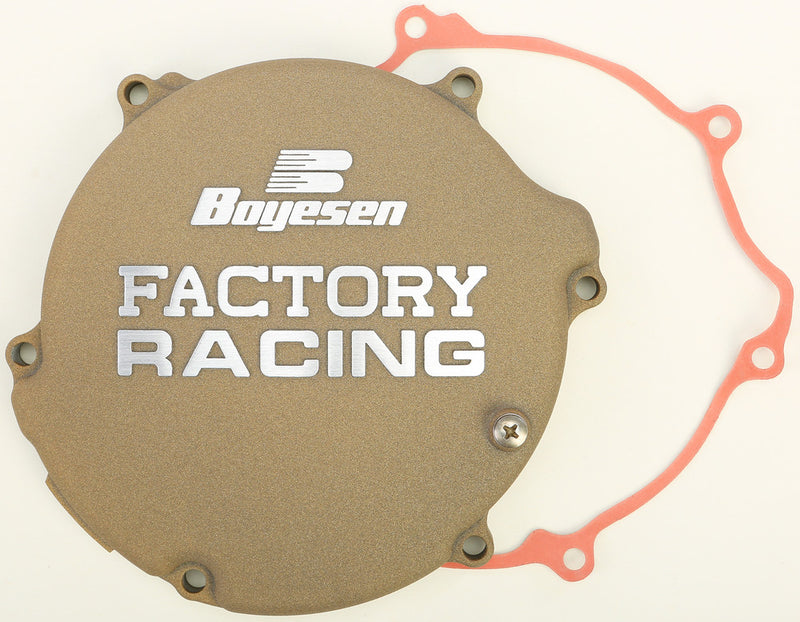 Boyesen Factory Racing Clutch Cover Magnesium - CC-11M Kawasaki KX 125 1994-2002
