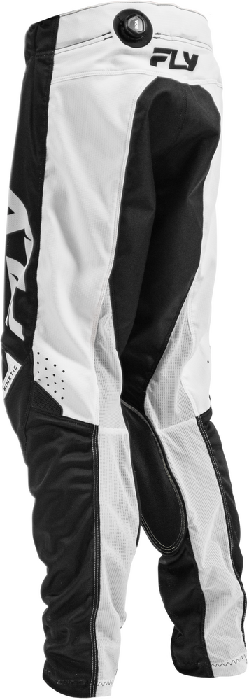 Fly Racing 380-34024 380-34024 YOUTH KINETIC MESH PANTS BLACK/WHITE SZ 24