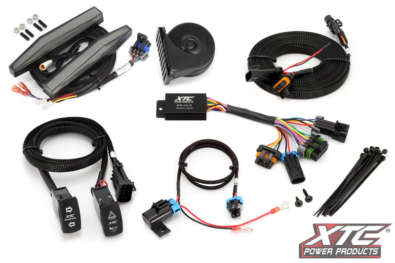 Xtc Power Products Auto Turn Signal Kit W Horn AND Front DRL Lights CAN - ATS-POL-XP16-DRL Polaris RZR 2015-2023