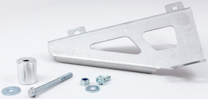 Works Radiator Brace YZ65 Silver - 18-126 Yamaha YZ 65 2018-2025
