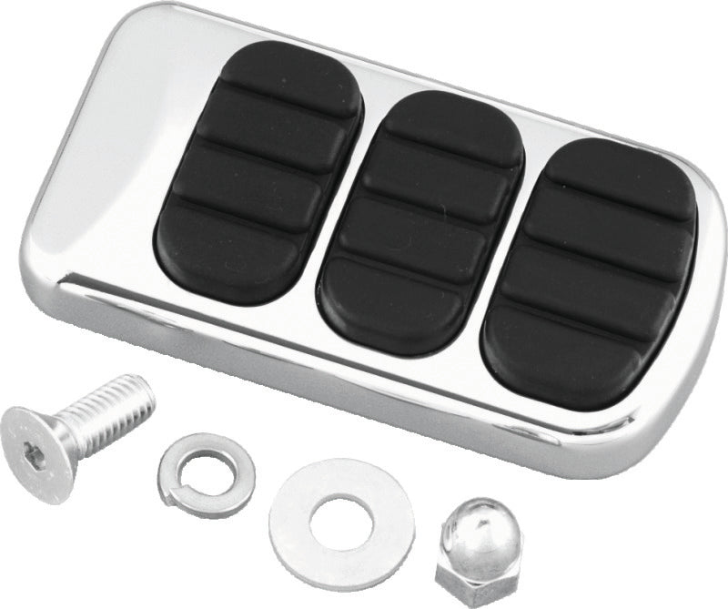 Kuryakyn 8027 ISO Standard Brake Pedal Pad Chrome - Photo - Primary