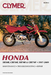 Clymer Repair Manual Honda XR50R XR70R - CM3193 Honda XR70R / XR50R / CRF50F / CRF70F 1997-2005