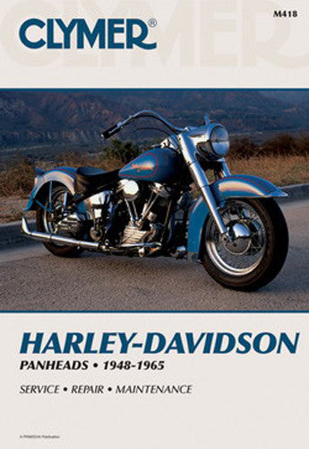 Clymer Repair Manual Harley Panhead - CM418 For Harley Touring 1955-1964