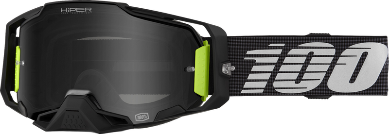100% 610-5387 50003-10024 ARMEGA HIPER GOGGLE TETSUMI HIPER BLK MIRROR LENS