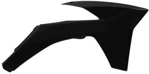 Acerbis Radiator Shrouds Black - 2314250001 KTM Dirt Bikes 2013-2016
