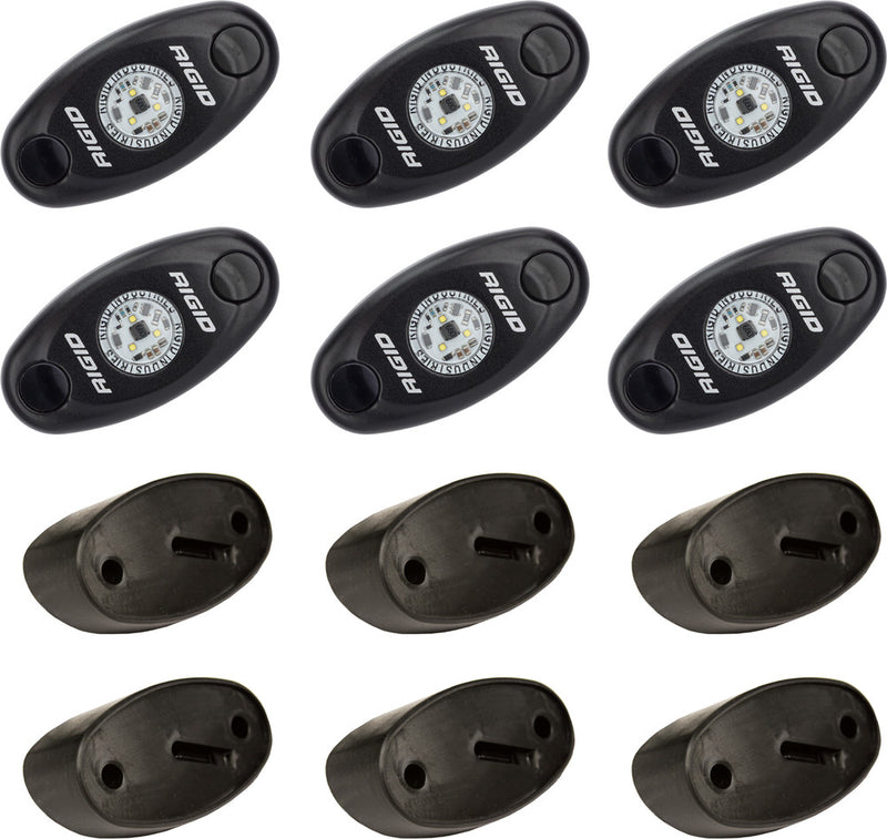 Rigid Industries 652-400253 400253 ROCK LIGHT KIT CW /6