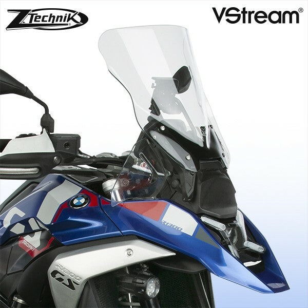 ZTechnik Vstream Windscreen Tall Tour Clear - Z2501 BMW 1300 / R1300GS / 1300 Adventure / R1300GS Adventure 2024-2025