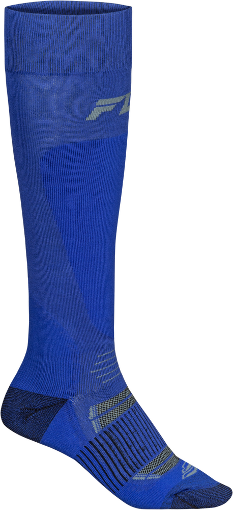 Fly Racing 350-0575S 350-0575S SNOW MIDWEIGHT WOOL SOCK BLUE SM/MD