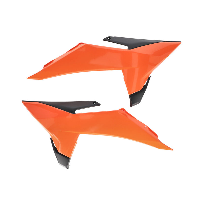 Acerbis Radiator Shroud KTM Orange Black - 2986565225 KTM Dirt Bikes 2025-2026