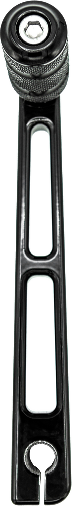 Santoro Fabworx SF30051 Twice Tight Perf Shift W TOE PEG Black For Harley Touring 1998-2013