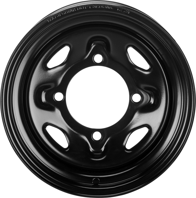 Sedona 570-9004 570-9004 SEDONA STEEL 12X7 4/137 4+3 BLK FRONT