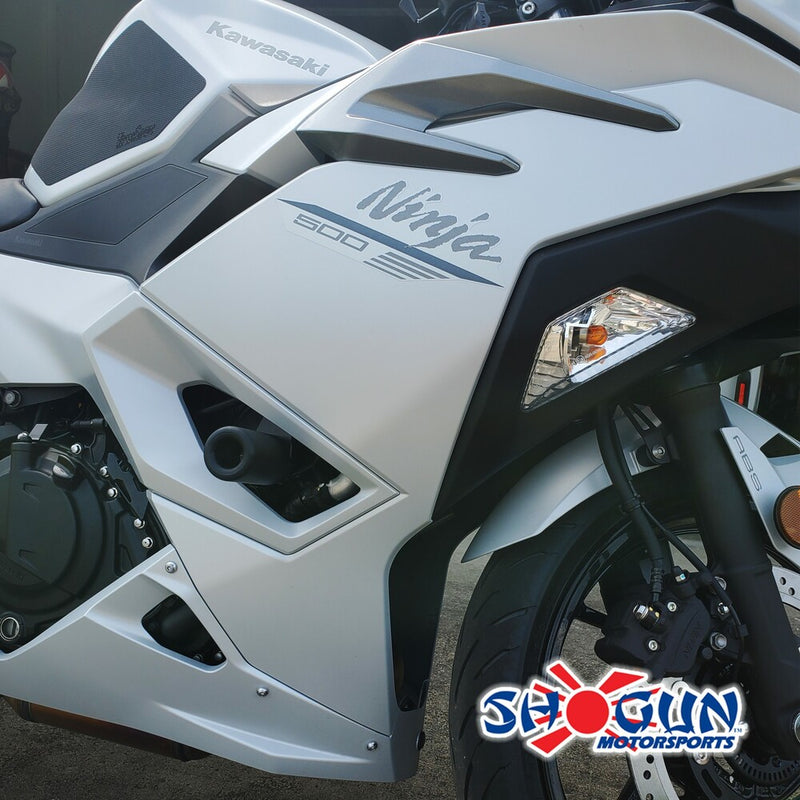 Shogun 71-1772 750-4169 FRAME SLIDERS NO CUT BLACK KAW