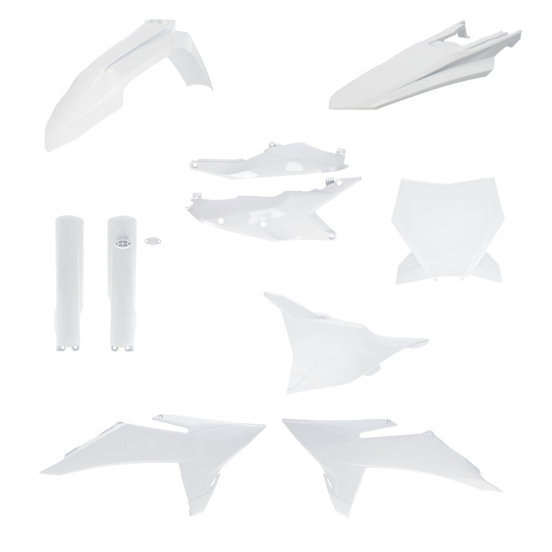 Acerbis Plastic Kit Full KTM White - 2986810002 KTM Dirt Bikes 2025-2026