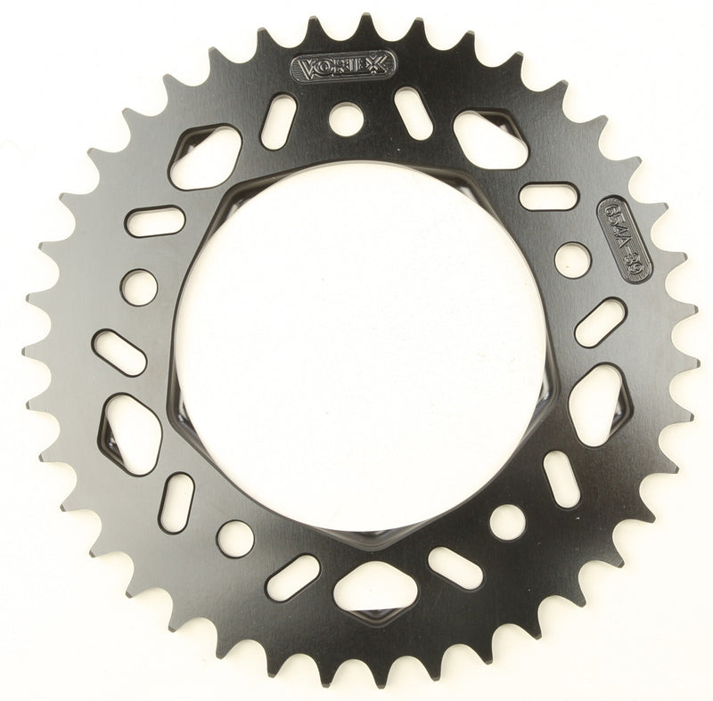 Vortex Rear F5 Sprocket Aluminum 39T-520 Black HC Yamaha - 654AK-39