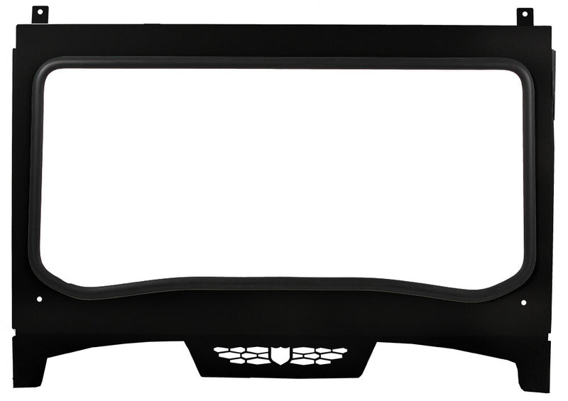 Pro Armor Front Windshield Black - P187W460BL Polaris RZR 2019-2022