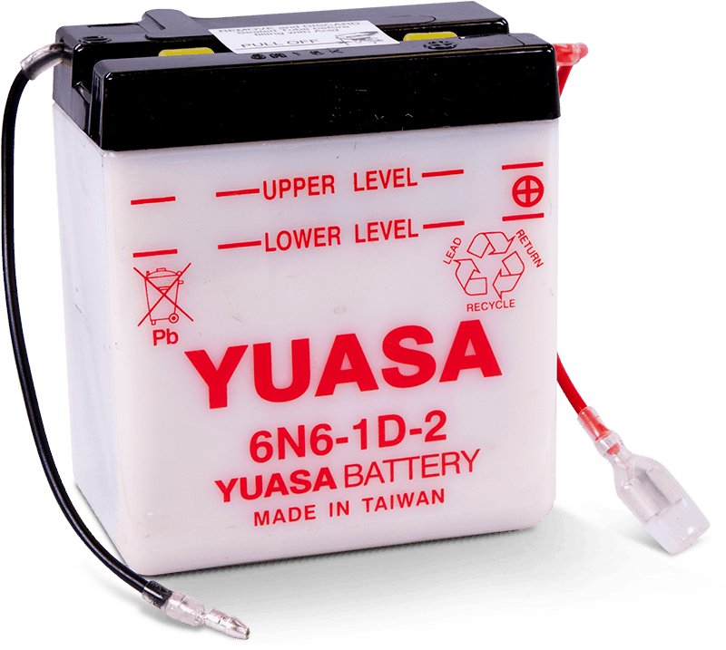 Yuasa Battery YUAM2662B Yuasa 6N6-1D-2 Conventional 6-Volt Battery - User 1