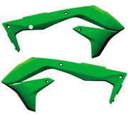 Acerbis 2449690006 16-18 Kawasaki KX450F Radiator Shroud - Green - Photo - Primary