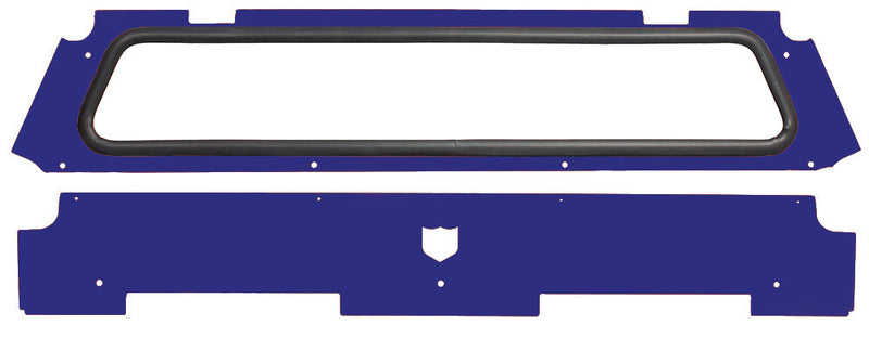 Pro Armor Rear Windshield Polaris Blue - P144W461PB Polaris RZR 2014-2022
